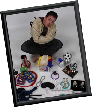 Thomas Rudebeck Christian illusion show props