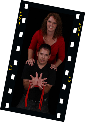 Christian illusionist with hands tied